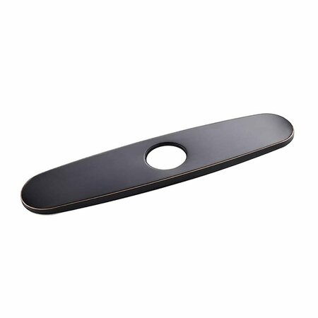 COMFORTCORRECT 10 in. Stainless Steel Faucet Deck Plate, Oil Rubbed Bronze CO2805612